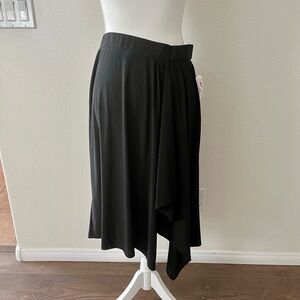 Carol Rose Asymmetrical Black Skirt